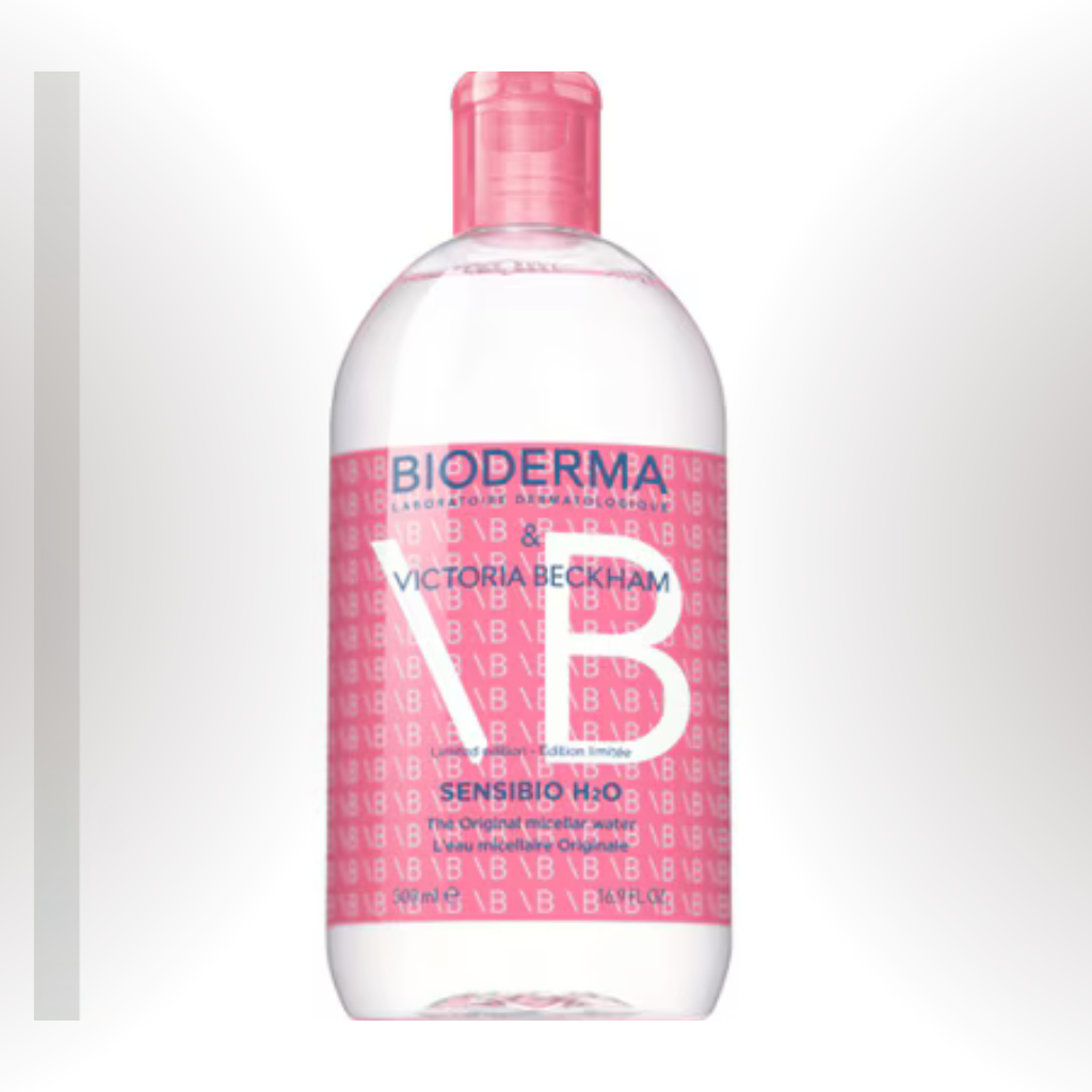 Bioderma Sensibio H2O limited edition by Victoria Beckham – Micellar water for gentle cleansing and hydration